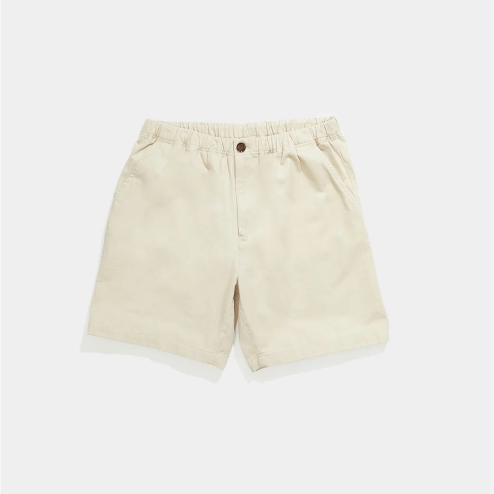 Men's Cream Casual Bank Shorts Adsum